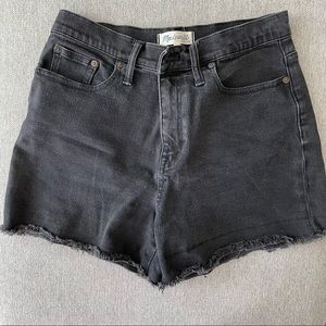 Madewell high rise denim shorts